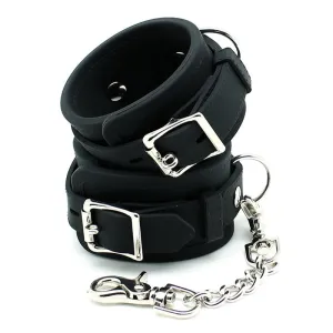 Handschellen aus Silikon von Latex Play