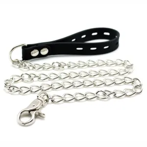 Halsband mit Leine aus Silikon von Latex Play