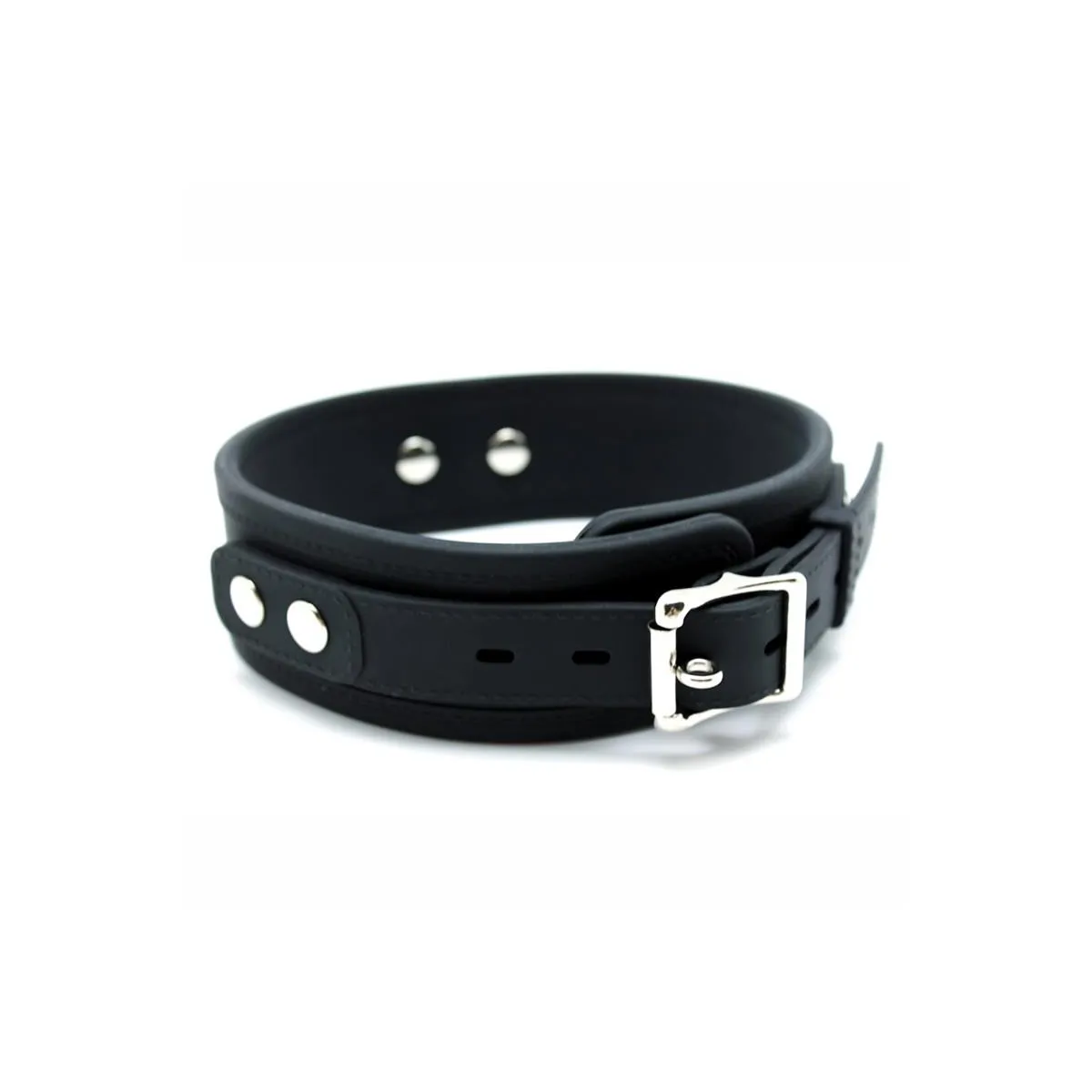 Halsband mit Leine aus Silikon von Latex Play | Fesselliebe.de
