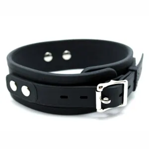 Halsband mit Leine aus Silikon von Latex Play