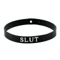 Halsband (SLUT) aus Silikon von Latex Play