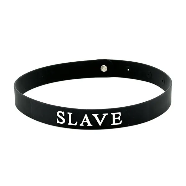 Halsband (SLAVE) aus Silikon von Latex Play | Fesselliebe.de