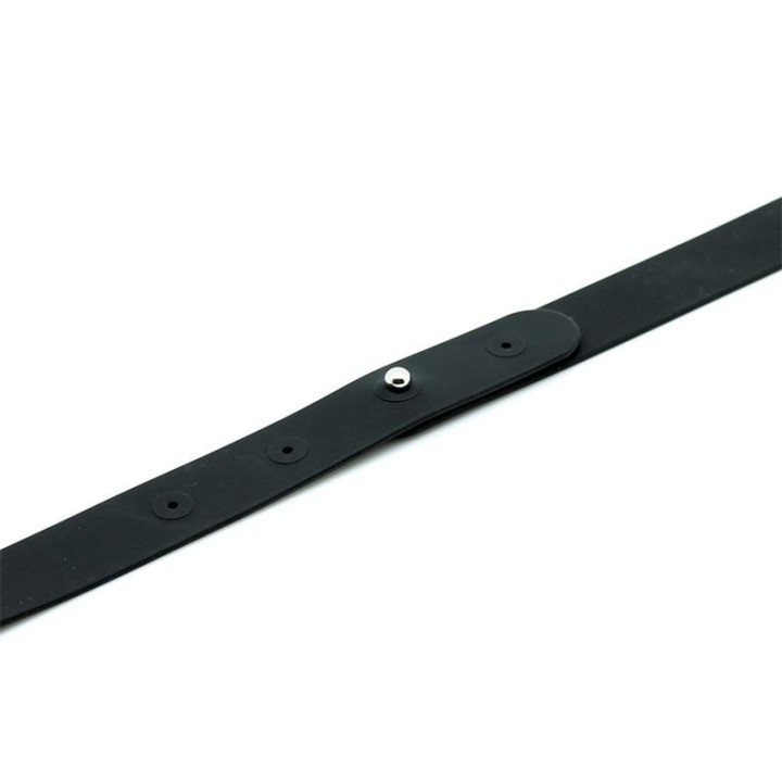 Halsband (UNTERWÜRFIG) aus Silikon von Latex Play | Fesselliebe.de