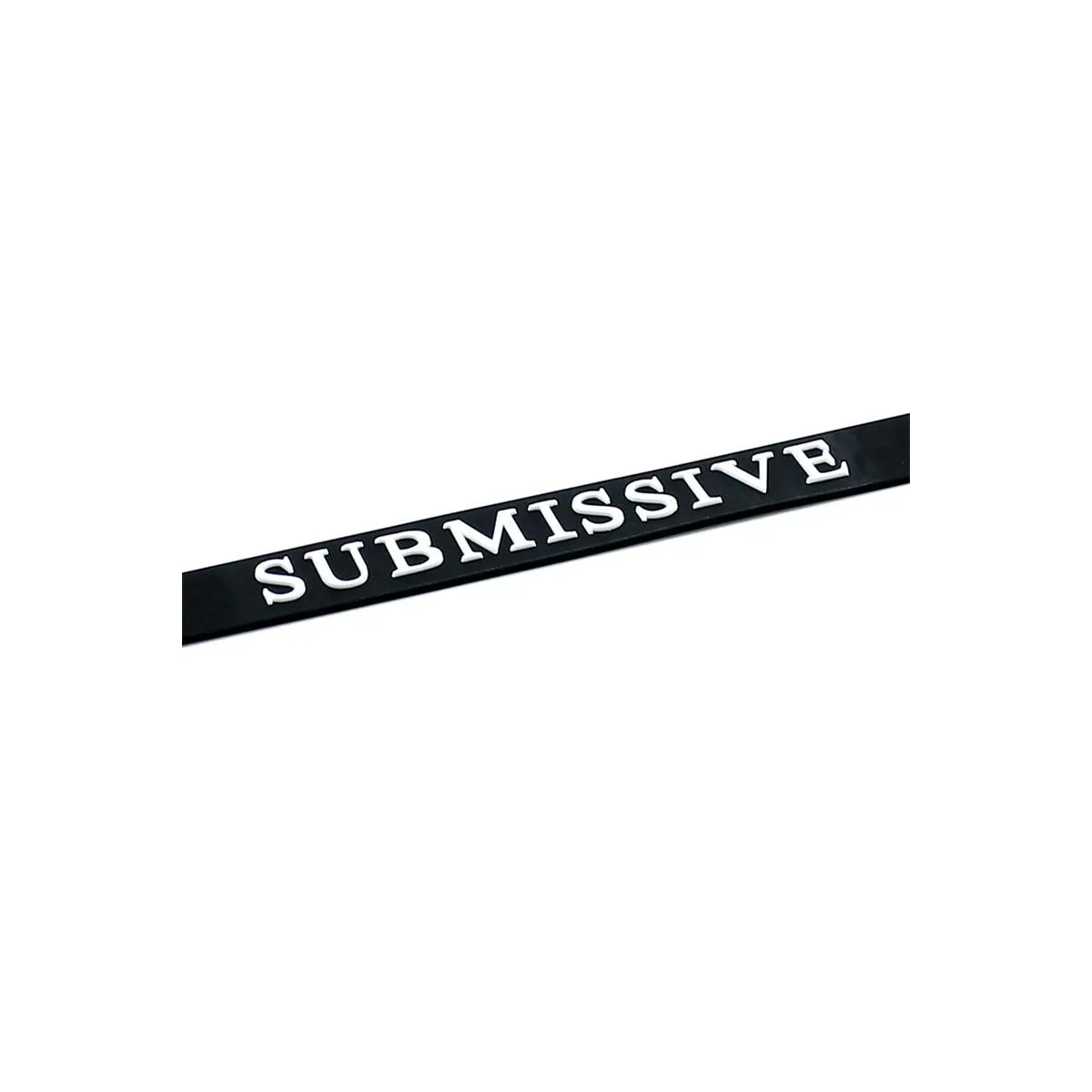 Halsband (UNTERWÜRFIG) aus Silikon von Latex Play | Fesselliebe.de