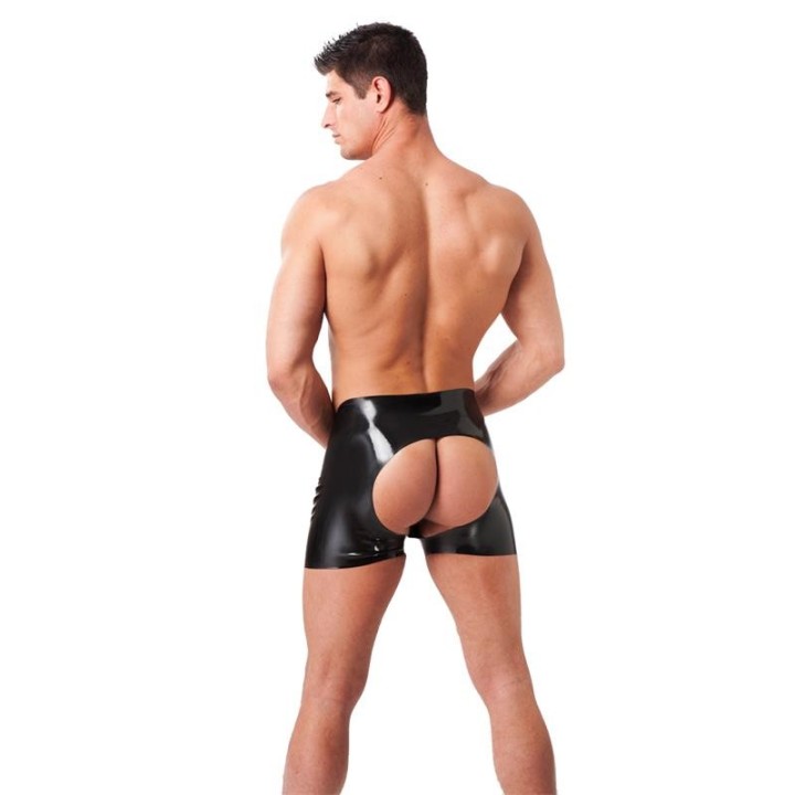Shorts mit offenem Po von Latex Play | Fesselliebe.de
