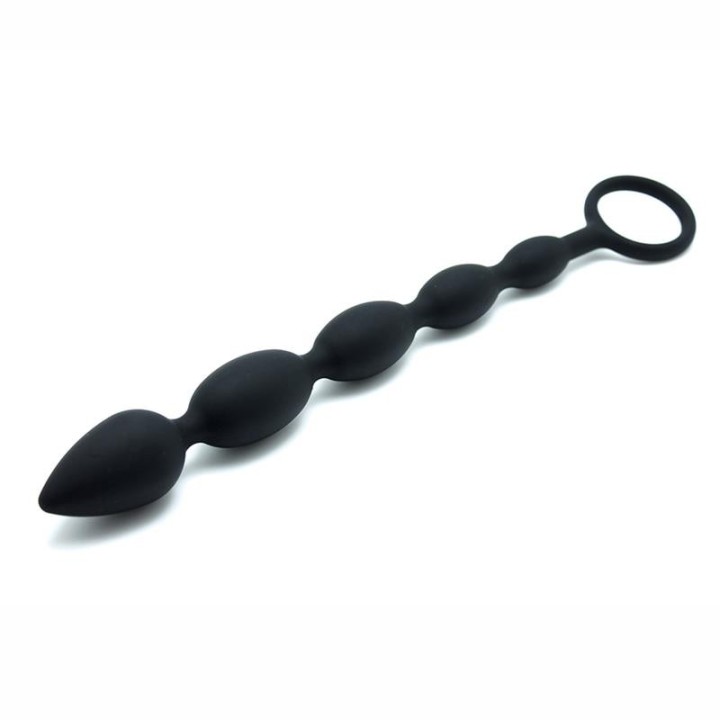 Analkugeln 25,5 cm von Latex Play | Fesselliebe.de