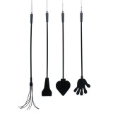 Handpeitsche aus Silikon 42 cm von Latex Play | Fesselliebe.de