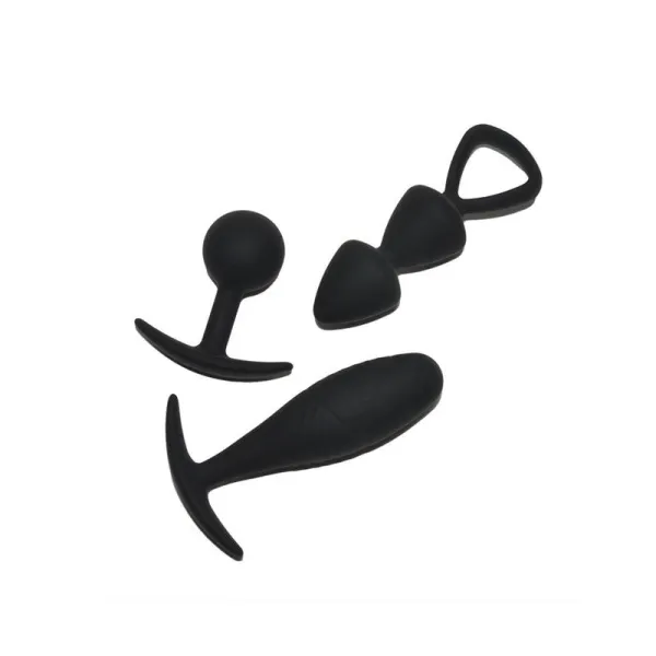 Set mit 3 Buttplugs Grösse S Basel von Rimba Toys | Fesselliebe.de