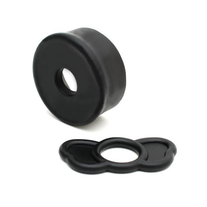 P-Pump Ersatzset mit 2 Ringen – Schwarz von Rimba Toys | Fesselliebe.de