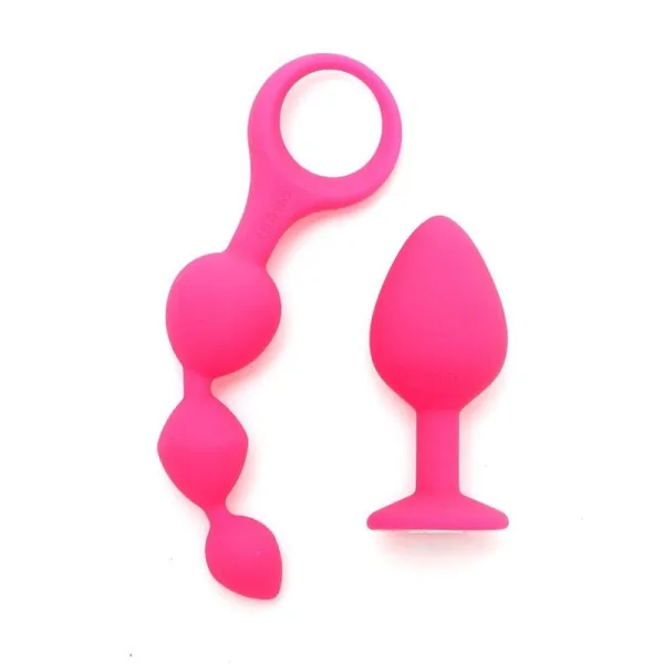 Anal-Pleasure-Play-Set Barcelona Rosa von Rimba Toys | Fesselliebe.de