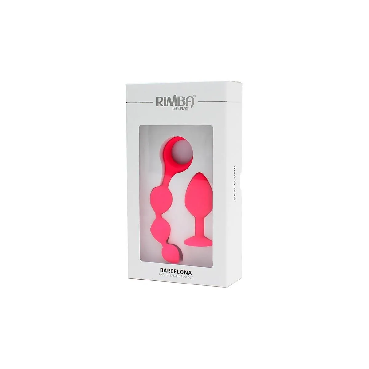 Anal-Pleasure-Play-Set Barcelona Rosa von Rimba Toys | Fesselliebe.de