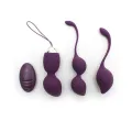 Vibrierendes Kegelkugel-Set mit Fernbedienung Rimini Lila von Rimba Toys