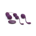 Vibrierendes Kegelkugel-Set mit Fernbedienung Rimini Lila von Rimba Toys
