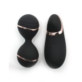 Vibrierendes Kegelball-Set Ibiza Schwarz von Rimba Toys | Fesselliebe.de