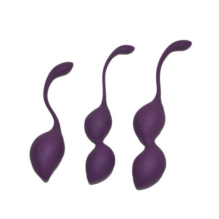 Kegelkugeln Trainingsset Geneva Lila von Rimba Toys | Fesselliebe.de