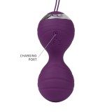 Vibrierende Kegelkugeln mit Fernbedienung Cannes Lila von Rimba Toys | Fesselliebe.de