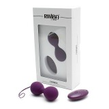 Vibrierende Kegelkugeln mit Fernbedienung Cannes Lila von Rimba Toys | Fesselliebe.de