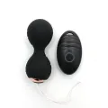 Vibrierende Kegelkugeln mit Fernbedienung Cannes Schwarz von Rimba Toys
