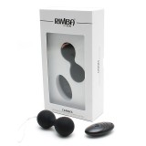 Vibrierende Kegelkugeln mit Fernbedienung Cannes Schwarz von Rimba Toys | Fesselliebe.de