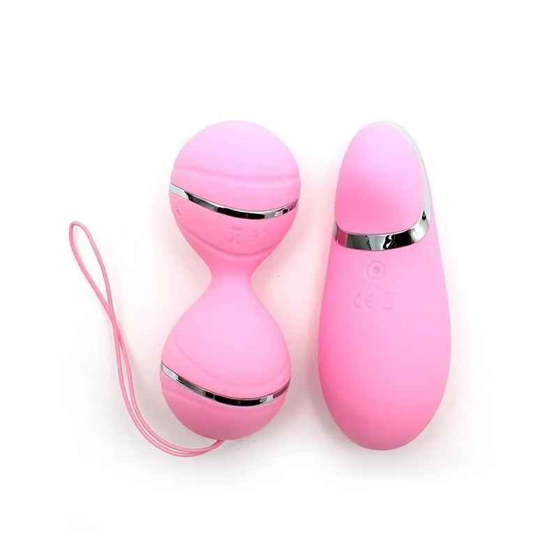 Vibrierendes Lay-On-Kegelball-Set Ibiza Rosa von Rimba Toys | Fesselliebe.de