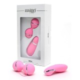 Vibrierendes Lay-On-Kegelball-Set Ibiza Rosa von Rimba Toys | Fesselliebe.de