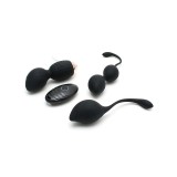 Vibrierendes Kegelball-Set Rimini Schwarz von Rimba Toys | Fesselliebe.de