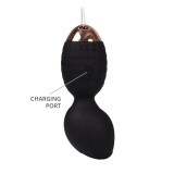 Vibrierendes Kegelball-Set Rimini Schwarz von Rimba Toys | Fesselliebe.de