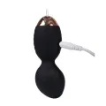 Vibrierendes Kegelball-Set Rimini Schwarz von Rimba Toys