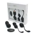 Vibrierendes Kegelball-Set Rimini Schwarz von Rimba Toys