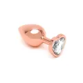 Pisa Herzförmiger Butt Plug Roségold von Rimba Toys