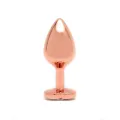 Pisa Herzförmiger Butt Plug Roségold von Rimba Toys
