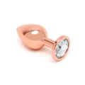 Pisa Butt Plug mit Juwel Pisa Roségold von Rimba Toys
