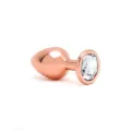 Pisa Butt Plug mit Juwel Pisa Roségold von Rimba Toys