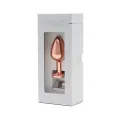 Pisa Butt Plug mit Juwel Pisa Roségold von Rimba Toys