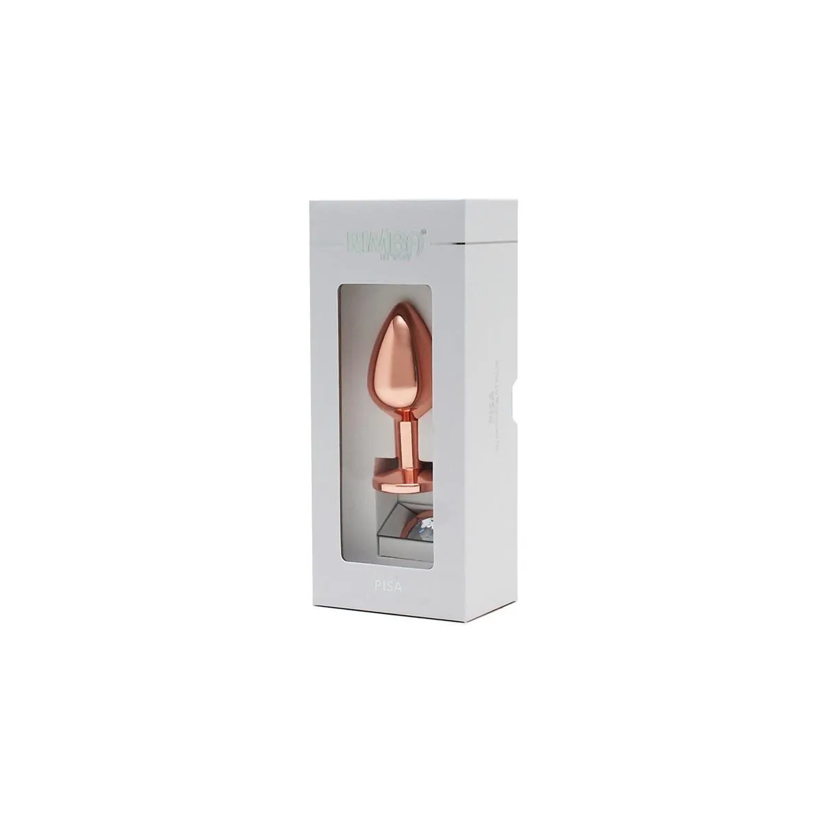 Pisa Butt Plug mit Juwel Pisa Roségold von Rimba Toys | Fesselliebe.de