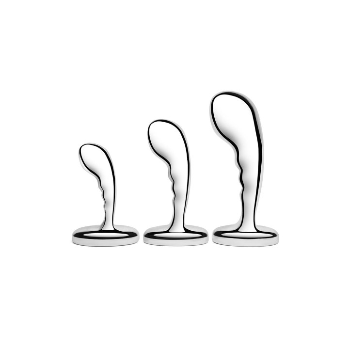 Stainless Steel P Spot Training Set von B-Vibe | Fesselliebe.de