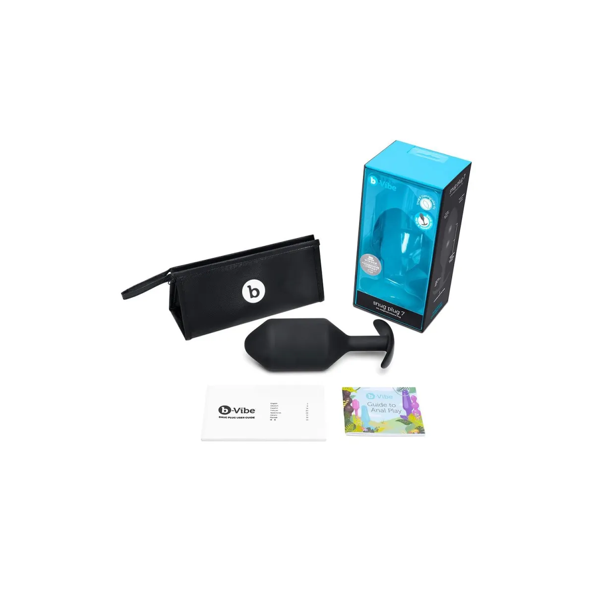 Snug Plug 7 Black von B-Vibe | Fesselliebe.de