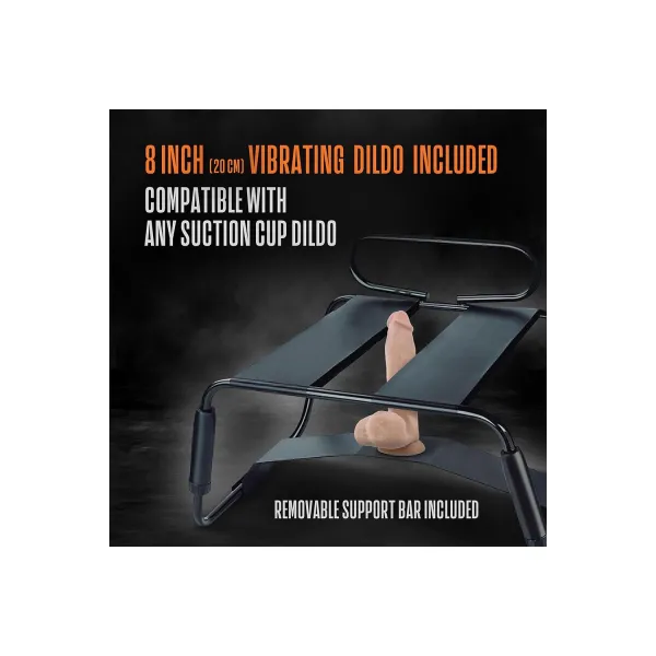 Temptasia Surrender Sexstuhl Schwarz | Fesselliebe.de