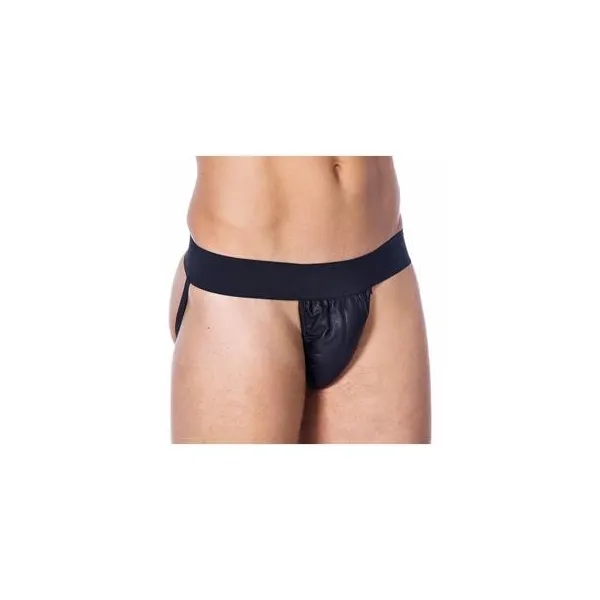 Leder-Slip Schwarz von Bondage Play | Fesselliebe.de