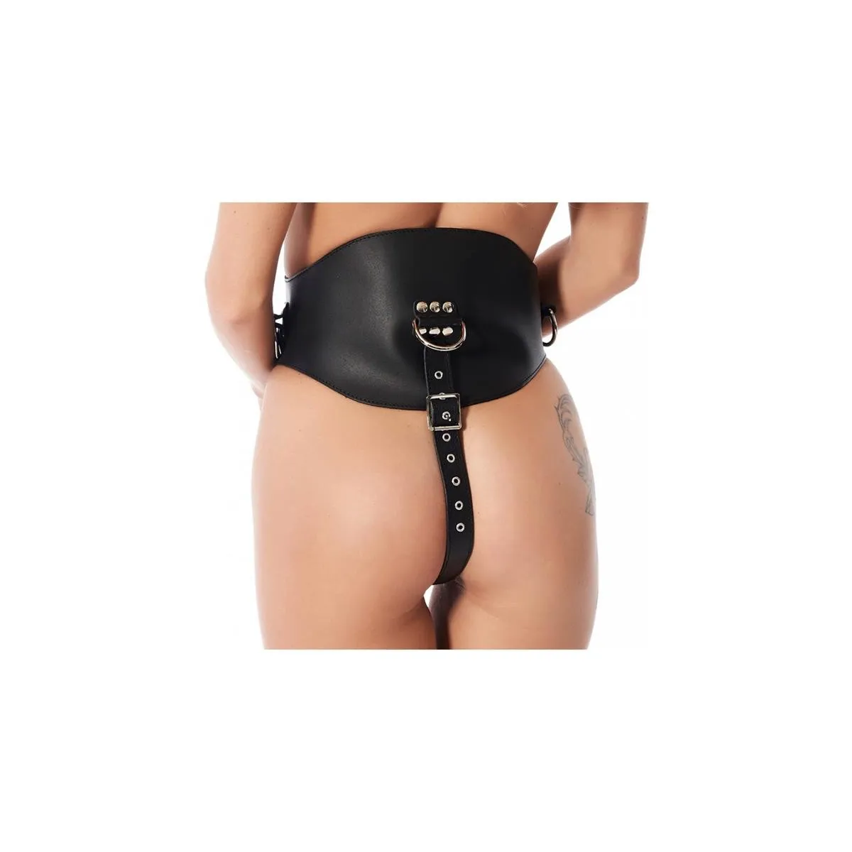 Korsett mit Latex-Dildo von Bondage Play | Fesselliebe.de