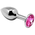 Anal Pleasure Mini Plug Metall Rosa Grösse S von Alive