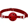 Discretion Atmungsaktiver Gag Rot von Alive
