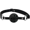 Discretion Atmungsaktiver Gag Schwarz von Alive
