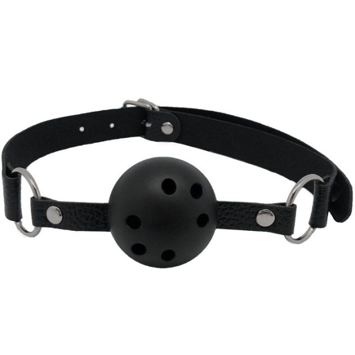 Discretion Atmungsaktiver Gag Schwarz von Alive | Fesselliebe.de