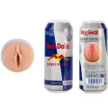 Rote Puppe männlicher Masturbator Vagina Energetisches Getränk Dose von Alive