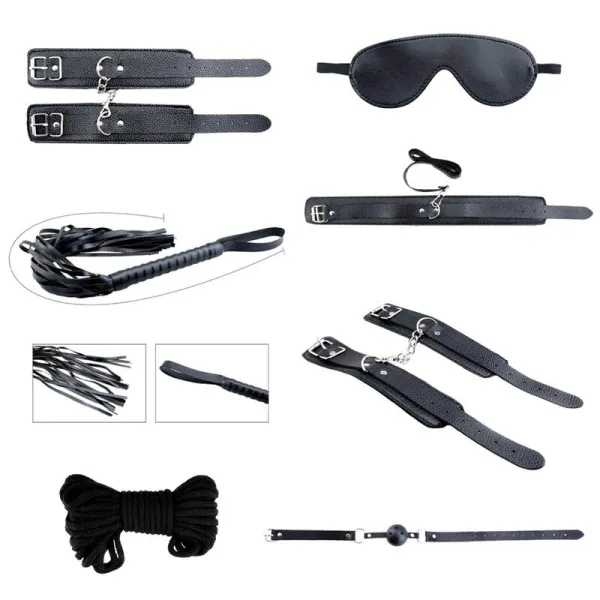 Secret Desires Kit 7-Teilig Bdsm Schwarz von Alive | Fesselliebe.de