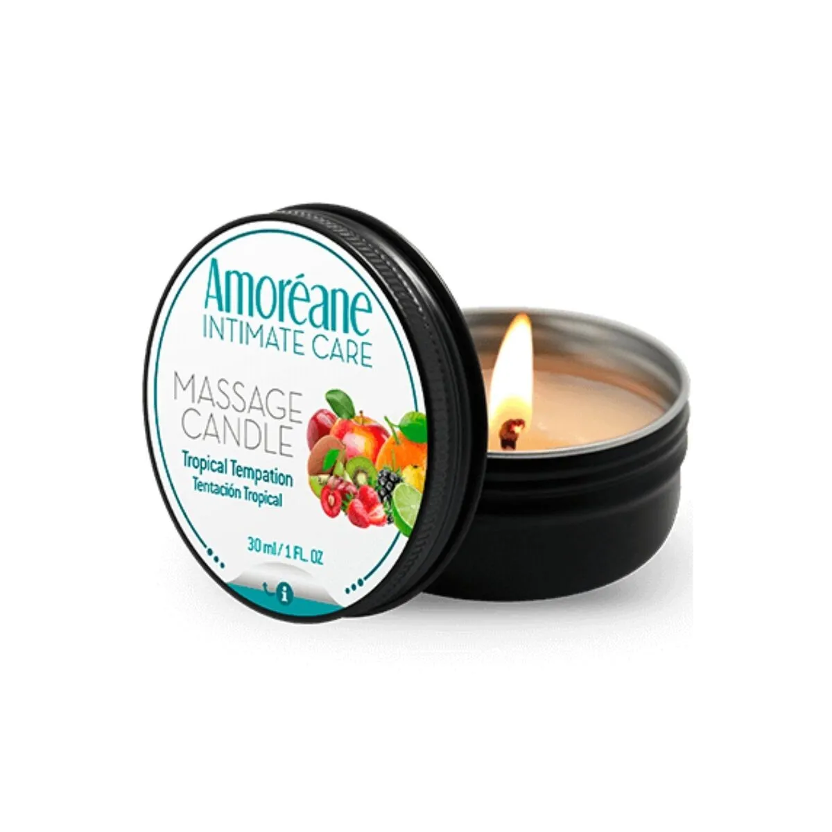 Massagekerze Tropische Versuchung 30 ml von Amoreane | Fesselliebe.de