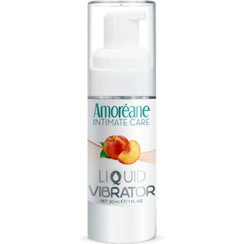 Vibrierender Flüssiger Pfirsich 30 ml von Amoreane | Fesselliebe.de