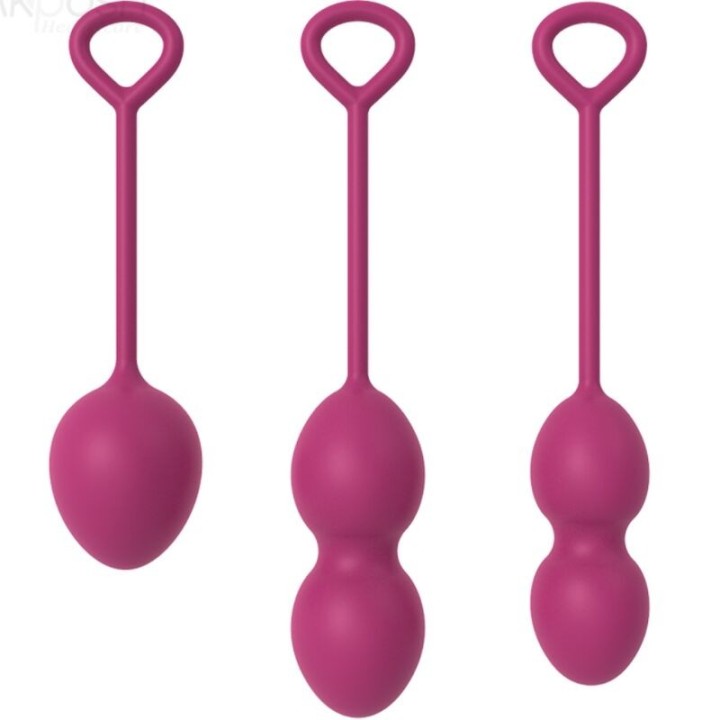 Anabiosis Vaginalhantel 3 Stufen Burgund von Armony Wearables | Fesselliebe.de
