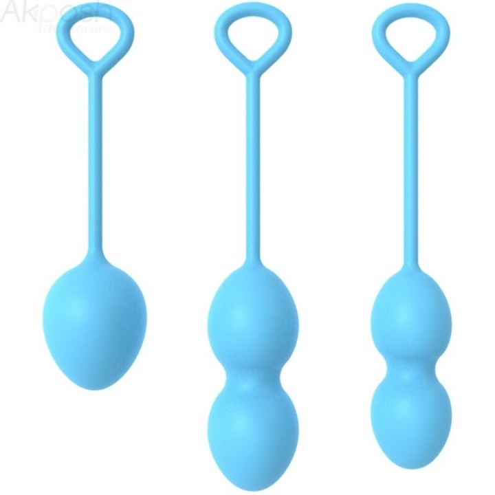 Anabiosis Vaginalhantel 3 Stufen Blau von Armony Wearables | Fesselliebe.de